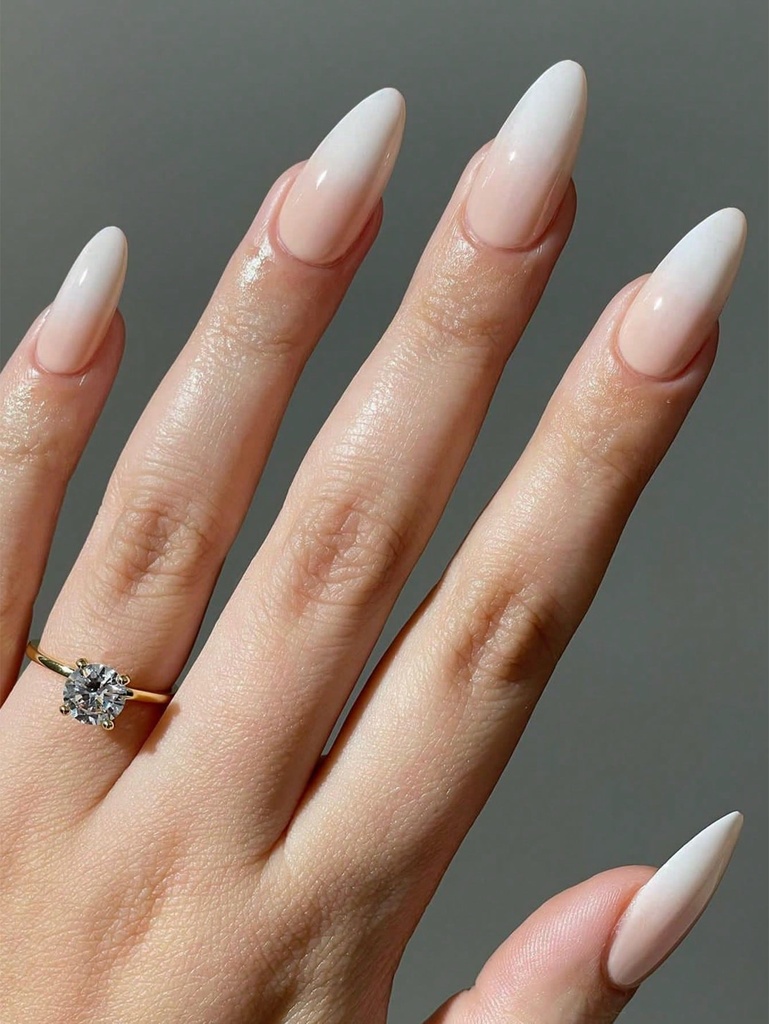 Almond Ombre Pink False