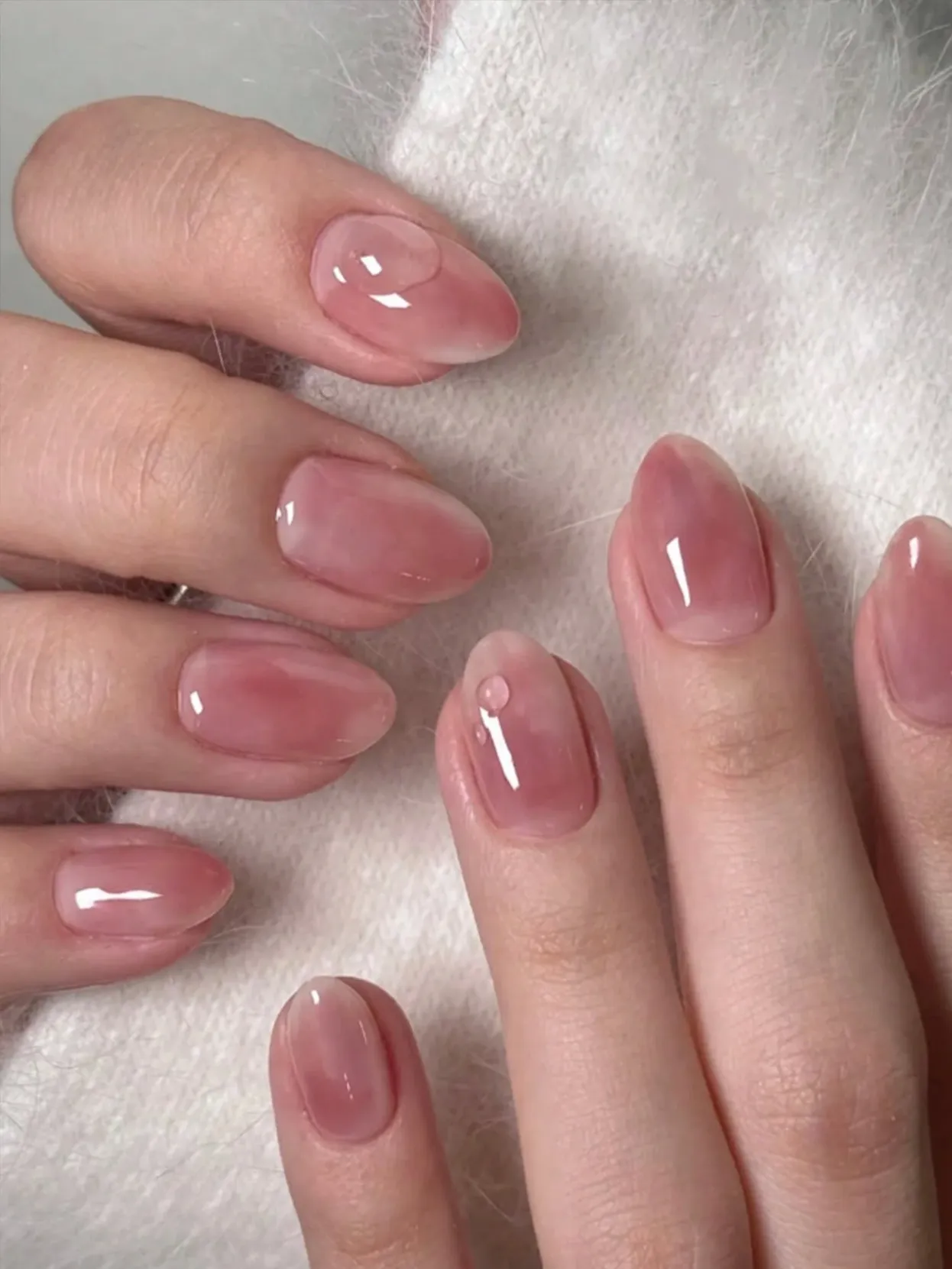 Medium Almond Ombre